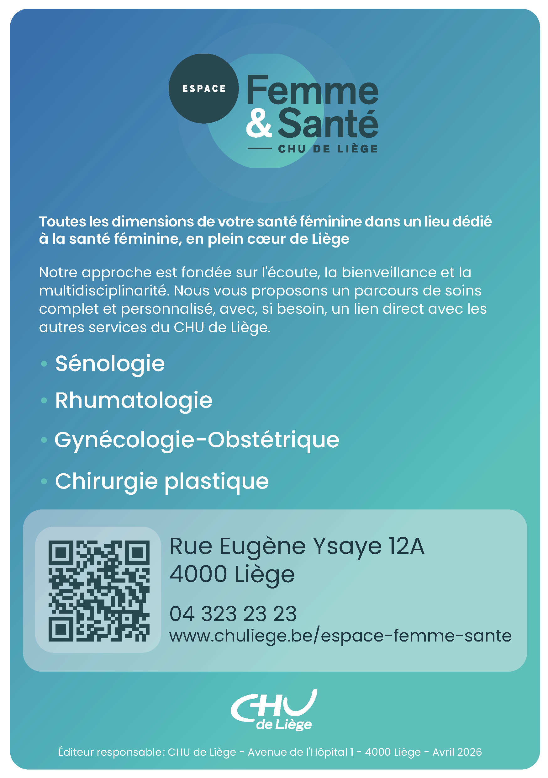 A5 - Espace Femme et Santé - Promotion - Cover